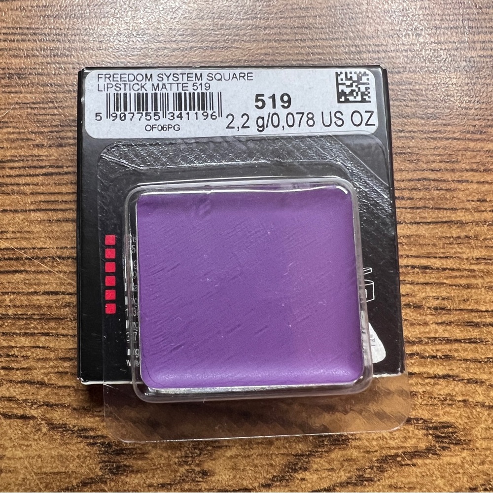 Inglot Freedom System Square Lipstick Matte #519 - Purple